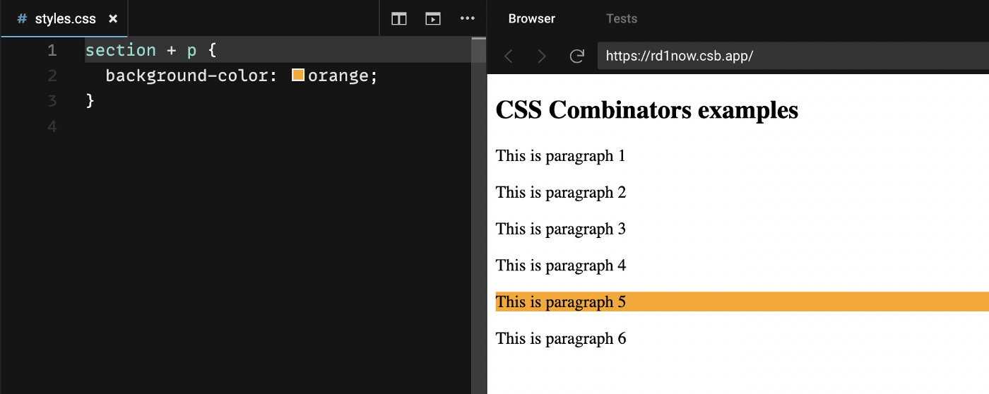 adjacent_sibling_selector